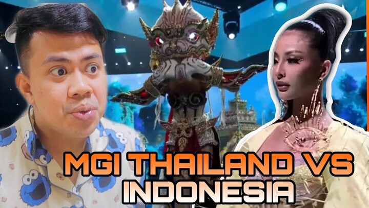 ATEBANG REACTION | MISS GRAND INTERNATIONAL 2022 THAILAND AND INDONESIA #engfa #andinajulie