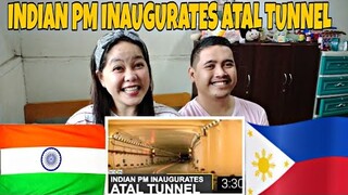 Atal Tunnel: Indian PM Modi inaugurates world's longest high - altitude tunnel | Filipino Reaction