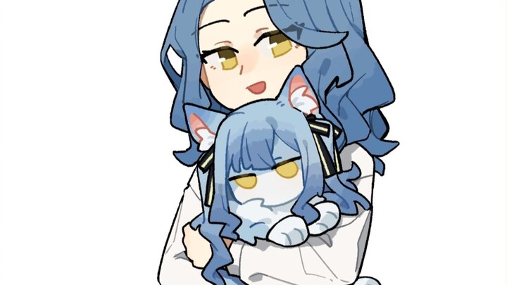 【سياڭ الأم وابنتها】 عندما كانت سياڭ قطة صغيرة