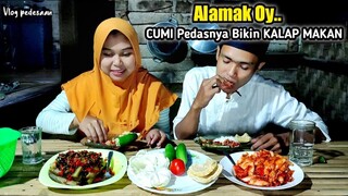 Wow.. Bikin Ketagihan, Sambal Cumi Pedas Mantap‼️ Teman Nasi Hangat Sangat Nikmat, Terong Saos Tiram
