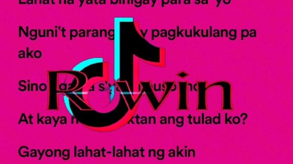 "sino nga ba sya"song