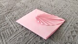 [Origami Tutorial] The fresh and beautiful leaf envelope can be completed in a few simple steps, com