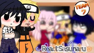 React Tik tok Sasunaru//Naruto//Mini Team 7//Fr//English//🖤x🍥