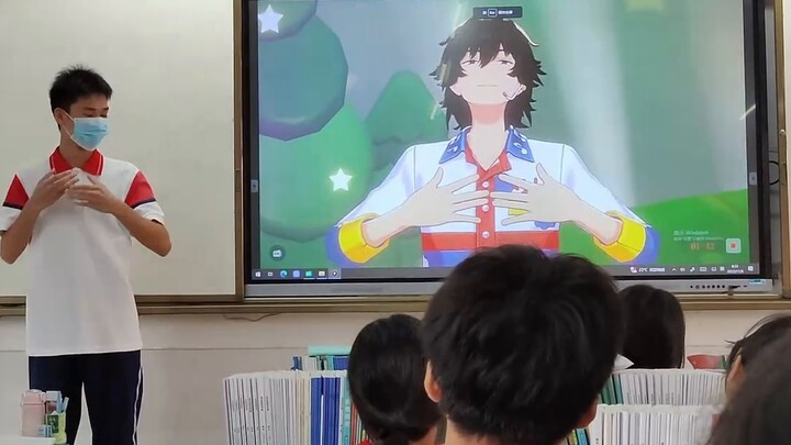 When I went on stage, I performed "Dream Festival Gymnastics"