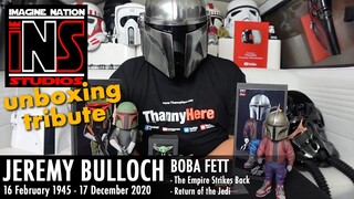 The Mandalorian Imagine Nation Studios Unboxing Tribute to Jeremy Bulloch