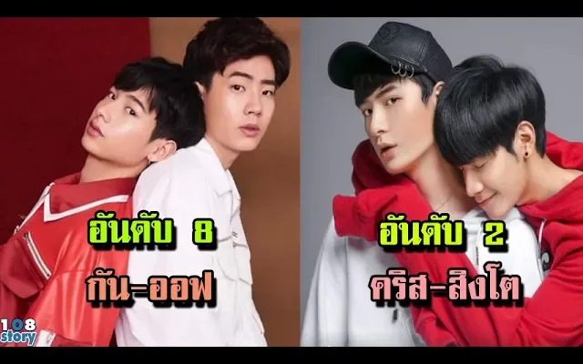 ฟินหนักมาก 10 อันดับ ดาราชายที่โด่งดังมาจาก คู่จิ้นชายชาย ในซีรี่ย์
