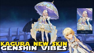 KAGURA UPCOMING SKIN! GENSHIN IMPACT VIBES! MOBILE LEGENDS NEW UPCOMING KAGURA SKIN!