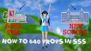 How to 640 Props in Sakura School Simulator Tutorial | Sakura School Simulator Tutorial |