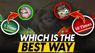 WHICH DRAW IS THE BEST? HOW TO GET KUNG FU PANDA SKIN USING THE 16 FREE TOKENS