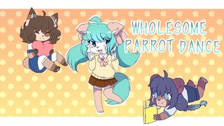 wholesome parrot dance | animation meme