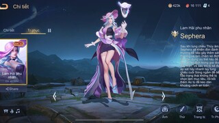 Liên Quân Mobile - Review Skin Sephera Lam Hải Phu Nhân