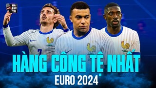 HÀNG CÔNG CỦA TUYỂN PHÁP TỆ NHẤT EURO 2024: 0 BÀN THẮNG VÀ KHÔNG XỨNG VỚI VỊ THẾ ỨNG VIÊN VÔ ĐỊCH