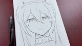 Easy anime drawing | how to draw princess step-by-step