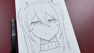 Easy anime drawing | how to draw princess step-by-step
