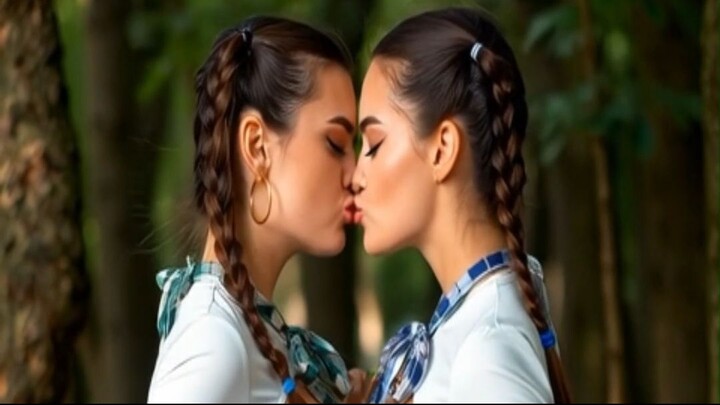 lesbian chicks kissing a3