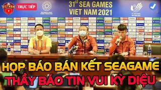 🔴Trực Tiếp Họp Báo U23 Việt Nam vs U23 Malaysia: HLV Park Báo Tin Vui Kỳ Diệu