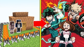 HỌC VIỆN SIÊU ANH HÙNG Tấn Công Nhà Được Bảo Vệ Bởi bqThanh và Ốc Trong Minecraft