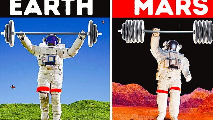 How much mass can humans lift on other planets?
