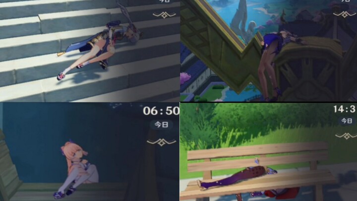 原神角色死亡整活合集（《剧场版，也是巨长版》）极度生草