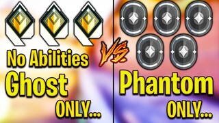 Valorant: 3 Radiant Ghosts VS 5 Iron Phantom Players! - Who Wins?
