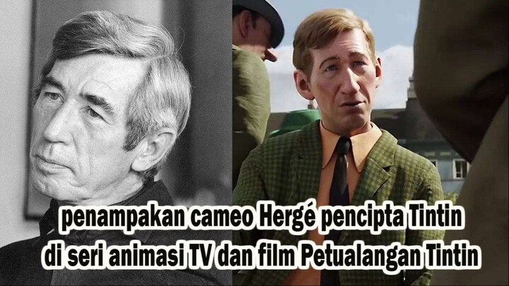 penampakan cameo Hergé di serial TV