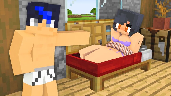 Who KIDNAPPED APHMAU into Scary Bed EIN'S? - Parody Story in Minecraft! (Aaron)