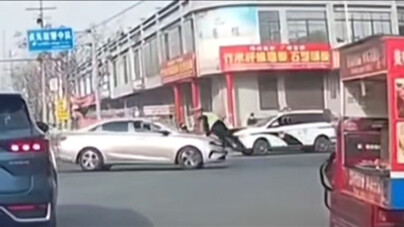 Traffic police: You’re quite the little hustler, aren’t you!