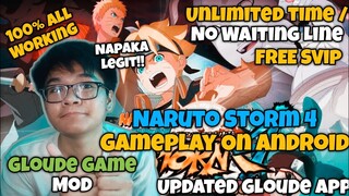 NARUTO STORM 4 : ROAD TO BORUTO Gameplay on Android| Gloude Game Mod 2 | INFINITE TIME |BrenanVlogs