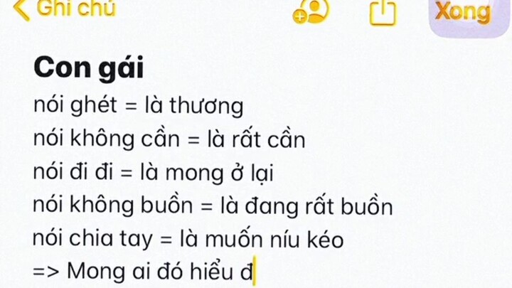 con gái dễ hiểu mà😁