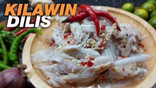 KILAWIN DILIS | HOW TO DEBONE DILIS / ANCHOVIES | ANCHOVIES CEVICHE | KINILAW NA DILIS