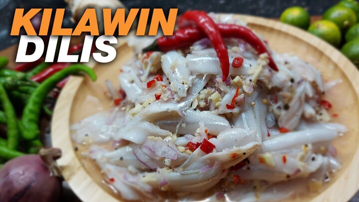 KILAWIN DILIS | HOW TO DEBONE DILIS / ANCHOVIES | ANCHOVIES CEVICHE | KINILAW NA DILIS