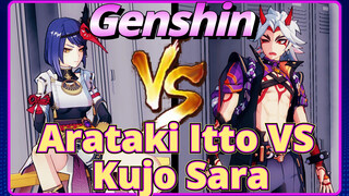 Arataki Itto VS Kujo Sara