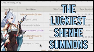 Summoning for THE BEST Cryo Unit With INSANE LUCK | Genshin Impact