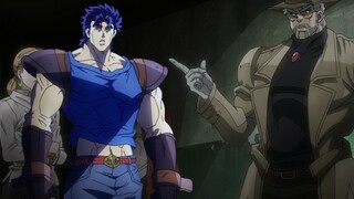 Humanoid Platinum membawa Jotaro keluar dari penjara