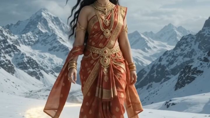 Walking with Power: The Divine Presence of Maa 🔱🦁
