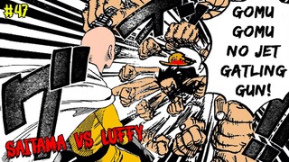 SAITAMA VS LUFFY FULL FIGHT!!! KRU TOPI JERAMI TERKEJUT!!! ONE PIECE X ONE PUNCH MAN #47