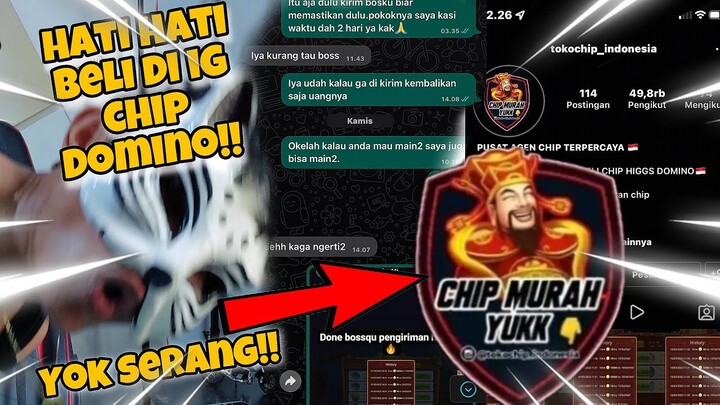 GUA KENA TIPU DI INSTAGRAM BELI CHIP DOMINO! ADA YANG KETIPU JUGA?...