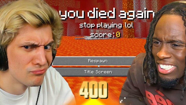 xQc & Kai are the FUNNIEST Minecraft duo EVER!