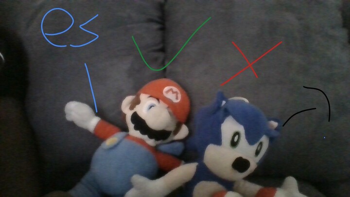 when soinc is trying to kill mario