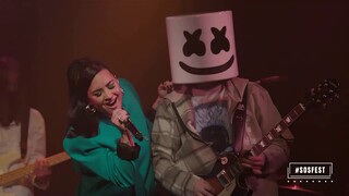 Marshmello + Demi Lovato - OK Not To Be OK | Live from Troubadour (#SOSFEST)