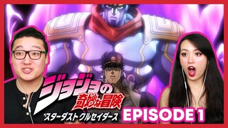 NEW JOJO! JOTARO KUJO | Jojo's Bizarre Adventure Couples Reaction Part 3 Episode 1 / 2x1