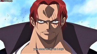 Sengoku obeys Shanks like his superior || ONE PIECE