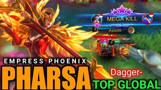 Pharsa Empress Phoenix | New Skin Gameplay by Dagger- | Mobile Legeds Bang Bang