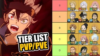 Tier List Terbaik Untuk PVP/PVE (2024) | Black Clover Mobile