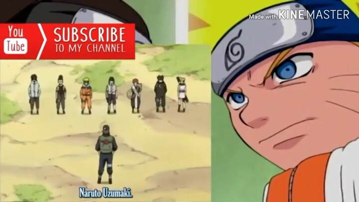 Naruto kecil!! Ujian chunin, Naruto vs nedji