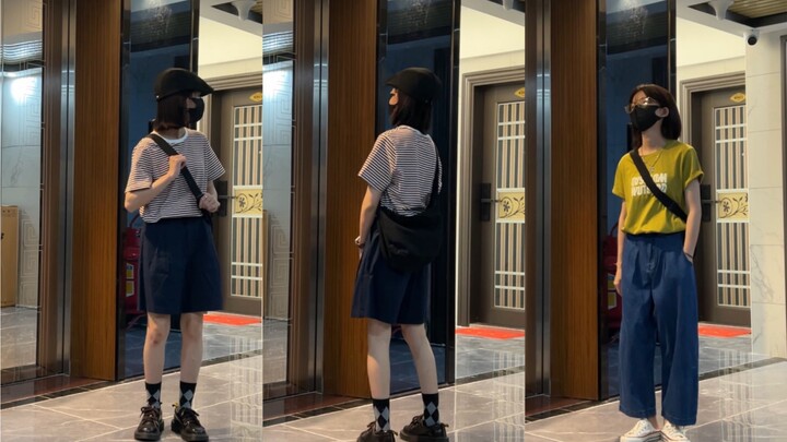 153cm ｜ Thích phong cách ăn mặc sạch sẽ và đơn giản thế này ｜ Phong cách cho người dáng nhỏ