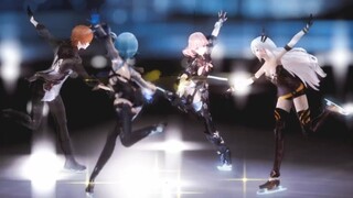 [MMD.3D] Honkai iImpact dan Genshin Impact On Ice