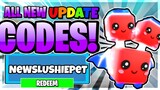 ALL NEW *SLUSHIE* UPDATE OP CODES IN TAPPING MANIA! | Tapping Mania Roblox