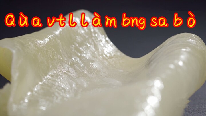 Qùa vặt lạ làm bằng sữa bò