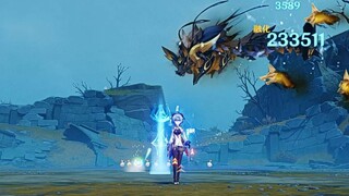 جان يو تقتل وحش الملك الذهبي عن بُعد هائل!